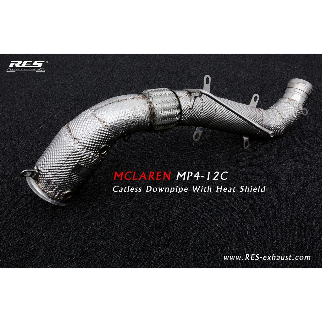 【RES排氣管】 McLaren MP4-12C V8 不銹鋼/合金 麥拉倫 當派 中尾段 電子閥門 JK總代理