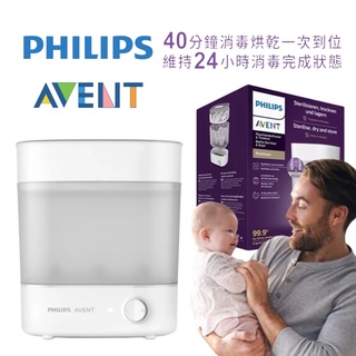 英國 PHILIPS AVENT 高效蒸氣烘乾消毒鍋(SCF293/00)