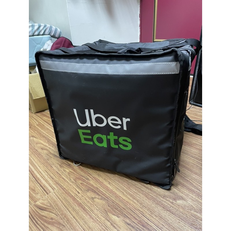 二手Uber eat外送保溫袋 9成新有支架配件