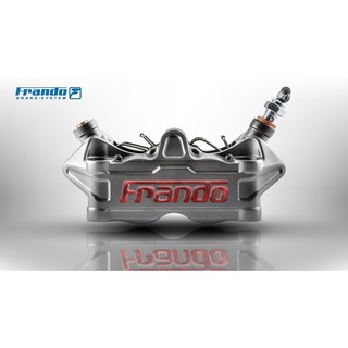 MOTORS-出清商品 FRANDO一體式 幅射對四卡鉗 HF-7.孔距100MM 四代勁戰 SMAX FORCE 雷霆