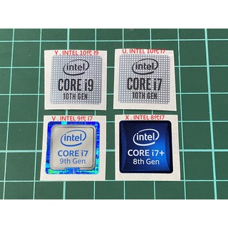 萊特 電腦精品 INTEL CPU 效能貼紙 I5 I7 XEON 7代/8代/復刻款