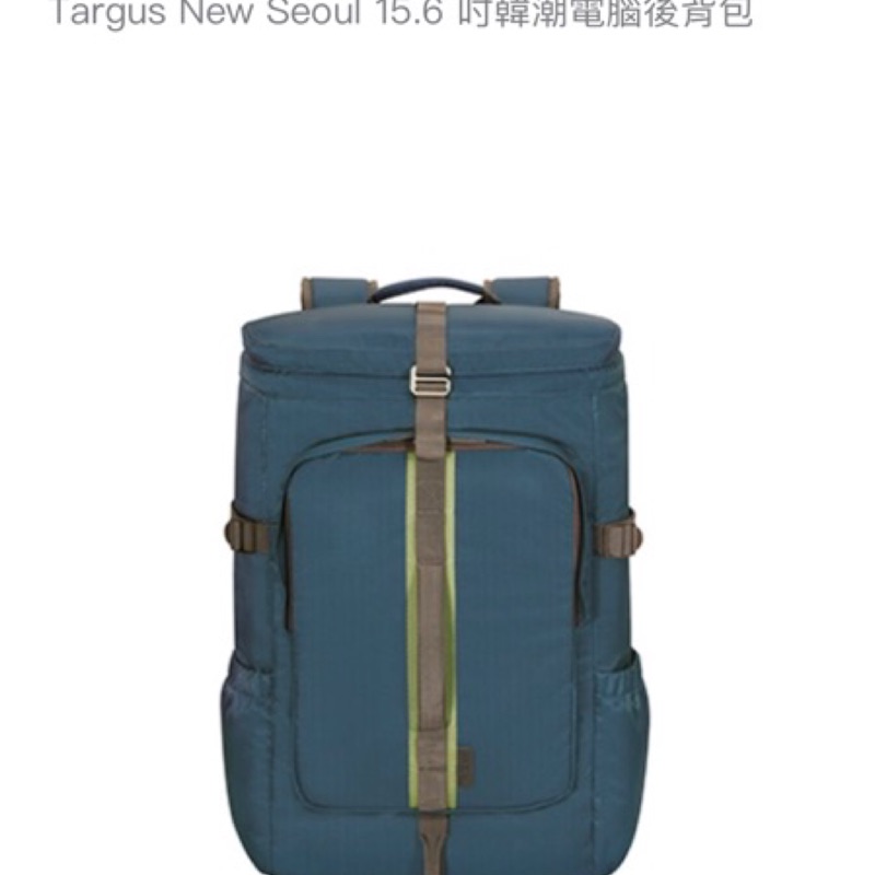 全新！Targus New Seoul 韓潮電腦後背包 15.6吋 電腦包 後背包 防潑水 Apple 筆電 藍色