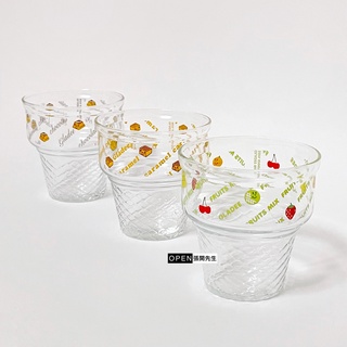 MOMOWOOモモウゥ｜日本 Gladee 30週年限定 冰淇淋造型 玻璃杯