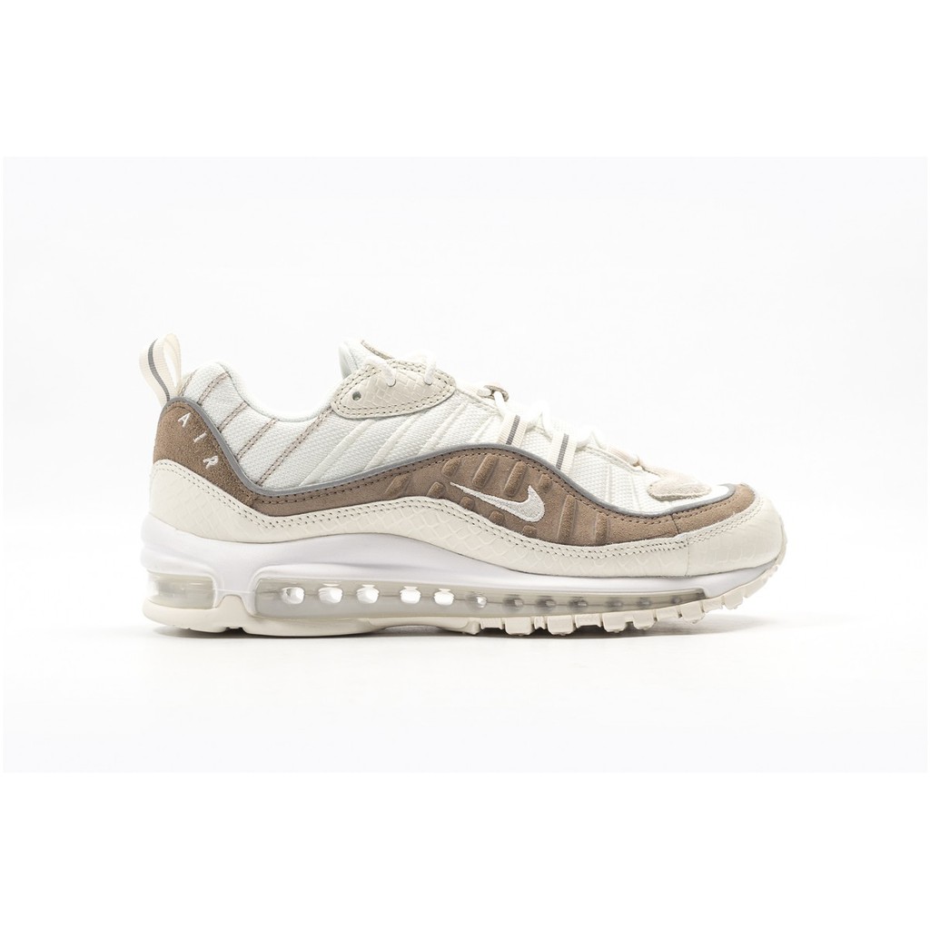 Quality Sneakers - Nike Air Max 98 SE 米白 卡其 蛇皮 AO9380-100
