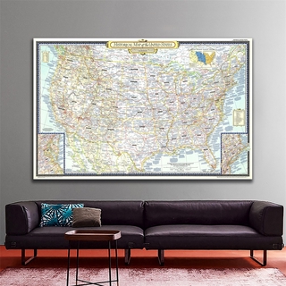 #BEST# 美國地圖 - 旅行者地圖背景布牆裝飾