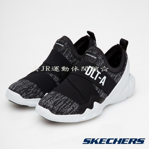 ☆JR運動休閒館☆【SKECHERS】休閒系列DLT-A(88888156BKGY)