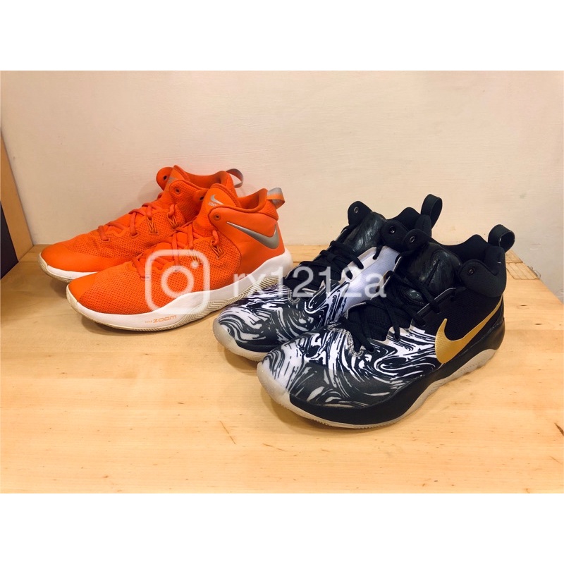 Nike Zoom Rev BHM QS 歷史黑人月 二手 &amp; Rev II TB Promo 球隊橘 二手