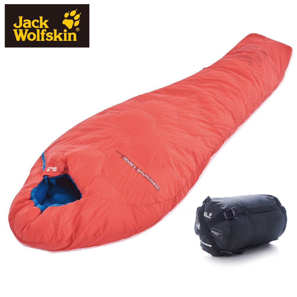 【Jack wolfskin 飛狼】防潑水羽絨睡袋 (700FP)『舒適溫度：-22 ~ 1°C』.