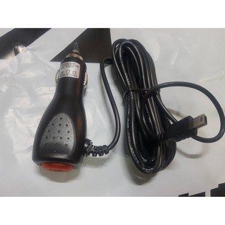 12V/ 24V 轉5V帶開關GPS導航儀車充 車用電源線 3.3米 導航充電器行車記錄儀電源線 Mini USB接頭