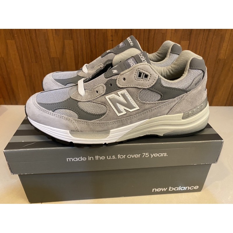 【S.M.P】NEW BALANCE 男女 皮革網布 余文樂 復刻 美國製 元祖灰 992 灰 M992GR