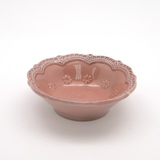 《齊洛瓦鄉村風雜貨園藝》VBC casa義大利進口蕾絲餐瓷 小圓碗 小菜碗 13cm