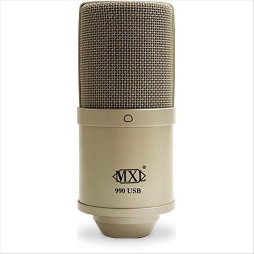 MXL 990 USB 人聲/木吉他/電吉他/樂器大震膜電容式麥克風 [唐尼樂器]