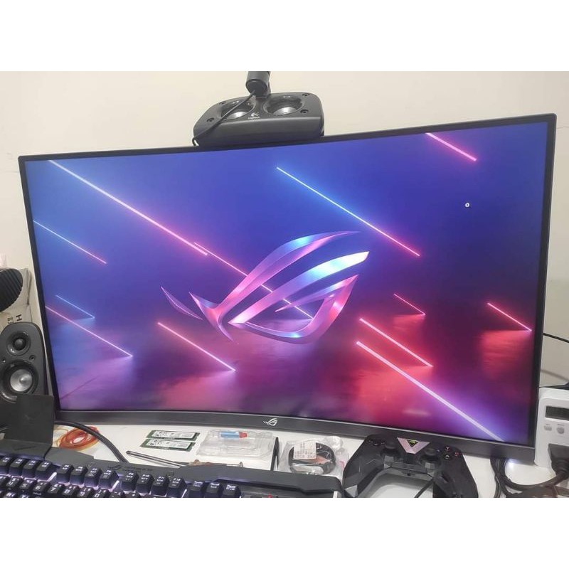 Asus ROG XG32VQR 144hz 2k HDR 32吋 螢幕 freesync g32qc xg32vq