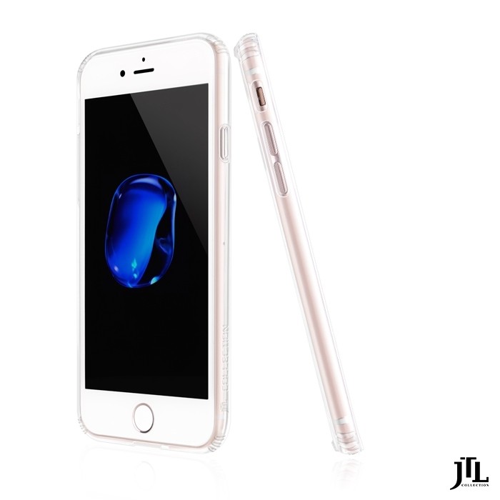 北車 台北 捷運 JTL iPhone7 IPHONE 7 I7 4.7吋 雙料 透明 防震圈 保護殼 背殼 背蓋