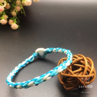 娜娜手作🌹泰國 蠶絲蠟線 愛心 幸運手環 腳環 浪漫 衝浪繩 情侶 閨蜜 本命年 禮物 親子 客製化