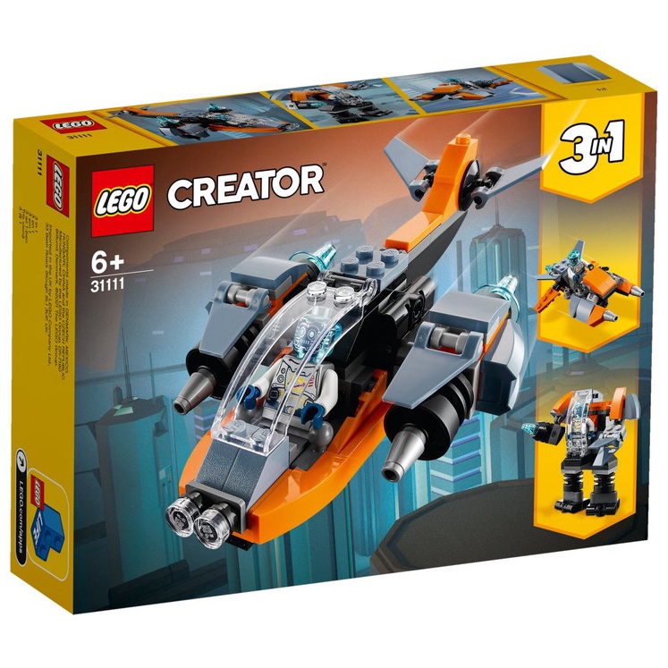 【台中OX創玩所】 LEGO 31111 創意三合一系列 電子無人機 CREATOR 3in1 樂高