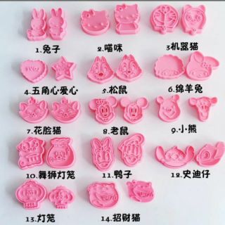 3D立體餅乾模具 可愛卡通造型 餅乾模套裝