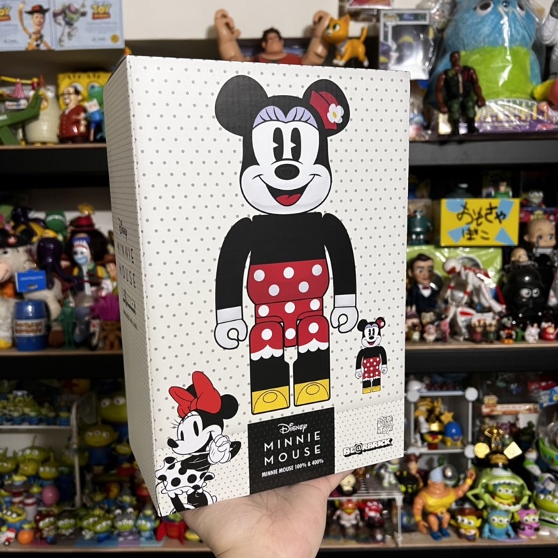 現貨 米妮 迪士尼 Be@rbrick Bearbrick 400%+100% 庫柏力克熊 500% 米奇