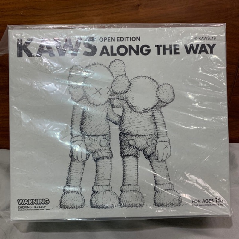 全新 KAWS ALONG THE WAY 現貨/GREY/灰