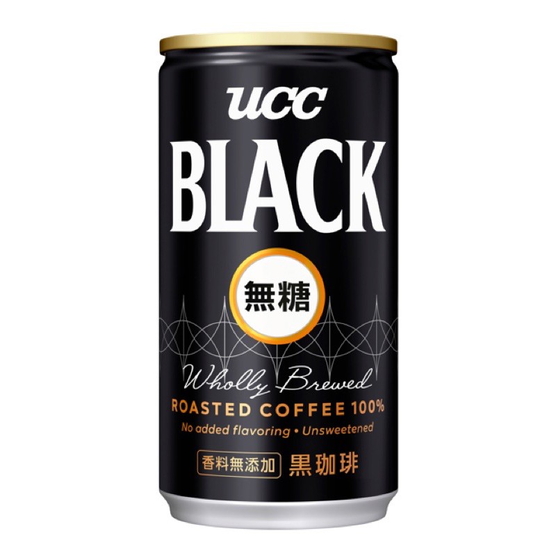 UCC無糖咖啡飲料185g(30入)