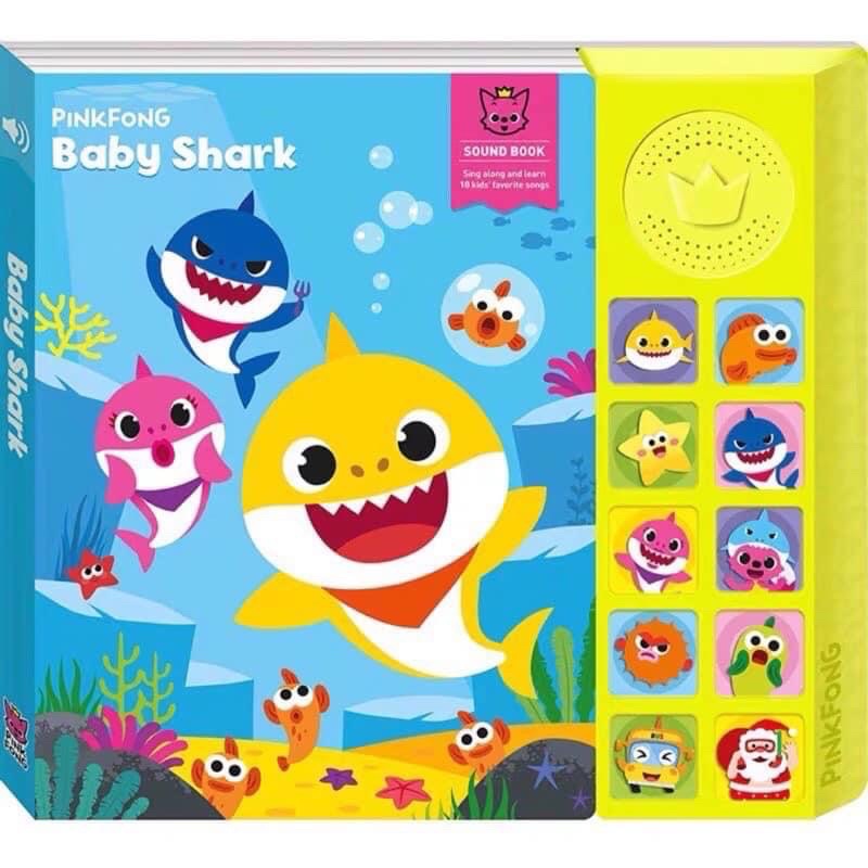 預購+現貨 Babyshark 碰碰狐 鯊魚寶寶 英文版有聲硬頁書 韓國🇰🇷代購