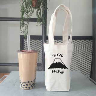 Mt Fuji 3776【現貨】 帆布 袋 咖啡 隨行杯 手機 錢包 飲料 提袋 富士山 日本 風景 櫻花 太陽 雪