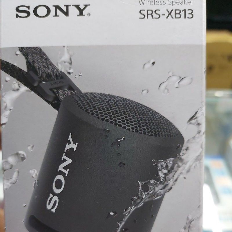 SONY SRS-XB13 可攜式防水無線藍牙喇叭台灣公司原廠正貨，全新品黑色