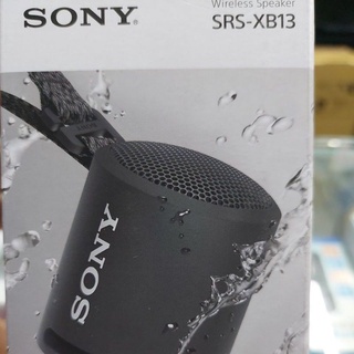 SONY SRS-XB13 可攜式防水無線藍芽喇叭臺灣公司原廠正貨，全新品黑色