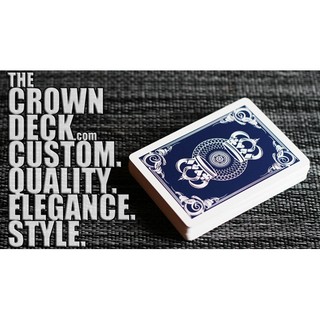 【USPCC 撲克】The Blue crown 藍皇冠 V2 外盒凸字版 撲克牌 S10219930-2