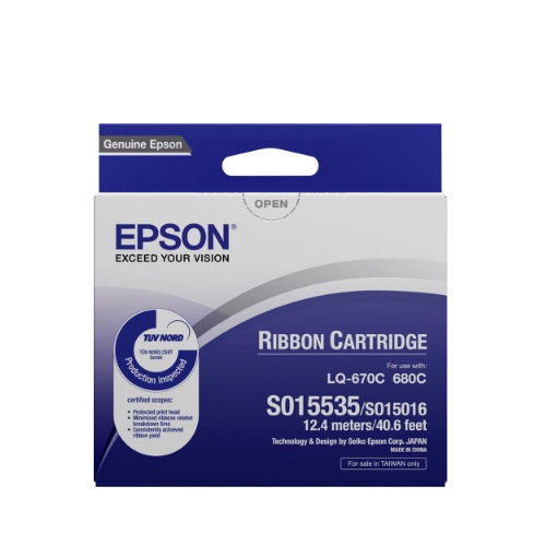 【GD3C】含稅 原廠全新 EPSON 色帶 S015535 LQ-670/670C/680/680C