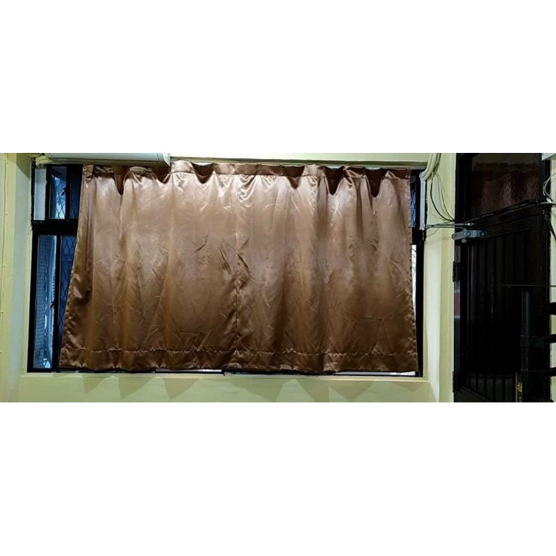 土豪金窗簾兩幅長輩最愛，使用兩年，隆美訂做的遮光窗簾