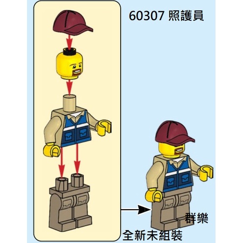 【群樂】LEGO 60307 人偶 照護員 現貨不用等