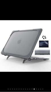 蘋果電腦殼 MacBook Air 15吋 Pro 保護殼 支架防摔 Mac 鍵盤膜螢幕膜