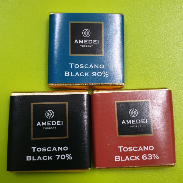 酮食分享團-義式AMEDEI BLACK 90%70%63%純黑巧克力散裝小片4.5g