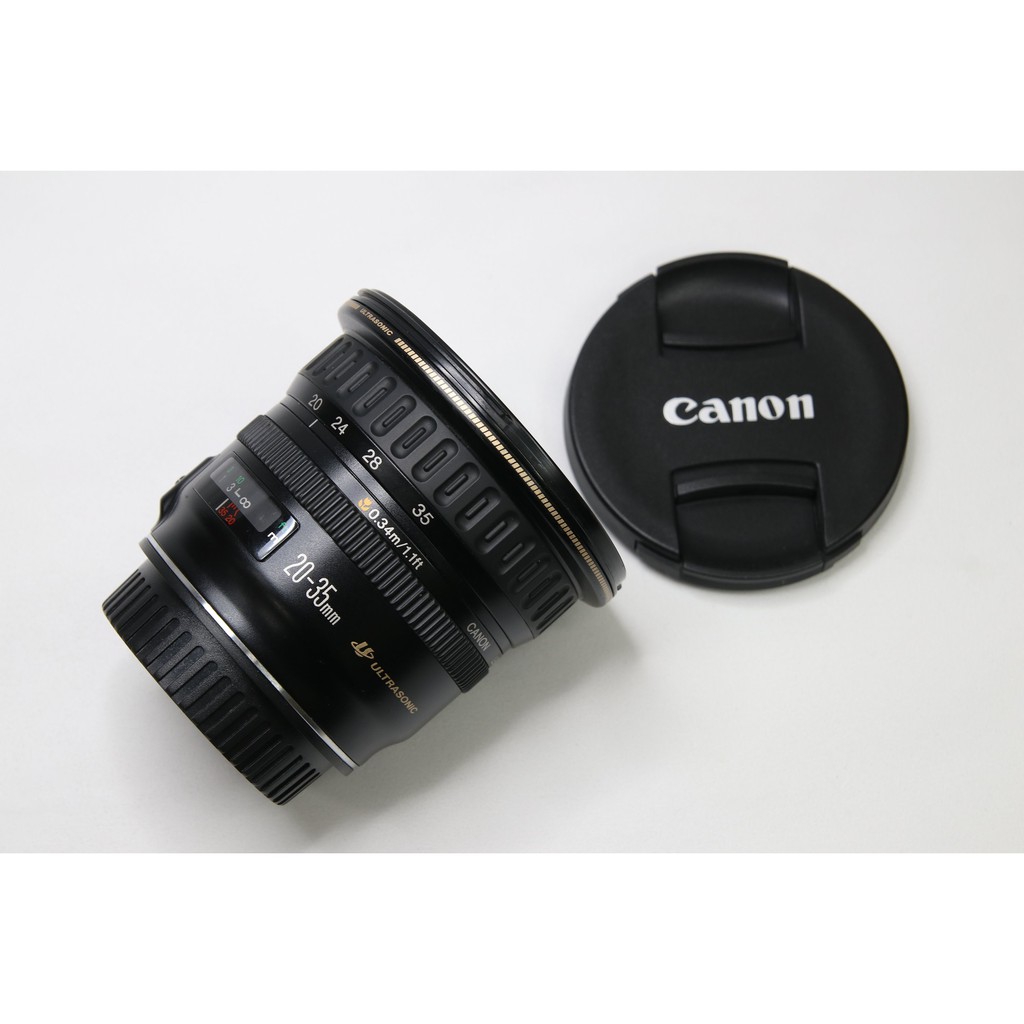 【暑期出清】Canon EF 20-35mm f3.5-4.5 超廣角變焦鏡頭，全片幅用，配件齊全，鏡片乾淨，畫質良好～