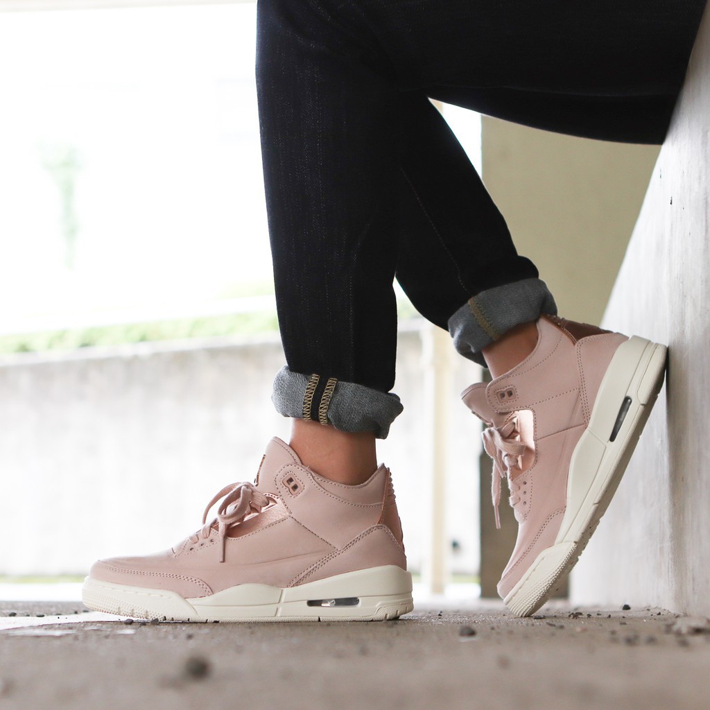 jordan retro 3 rose gold