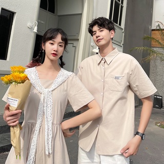 【COUPLE】情侶裝🔥🔥夏裝連衣裙夏季2022新款潮流你衣我裙韓版一裙一衣大碼套裝