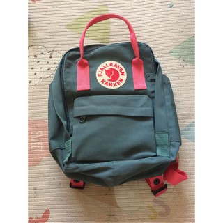 Fjallraven kanken 迷你灰綠粉紅背包