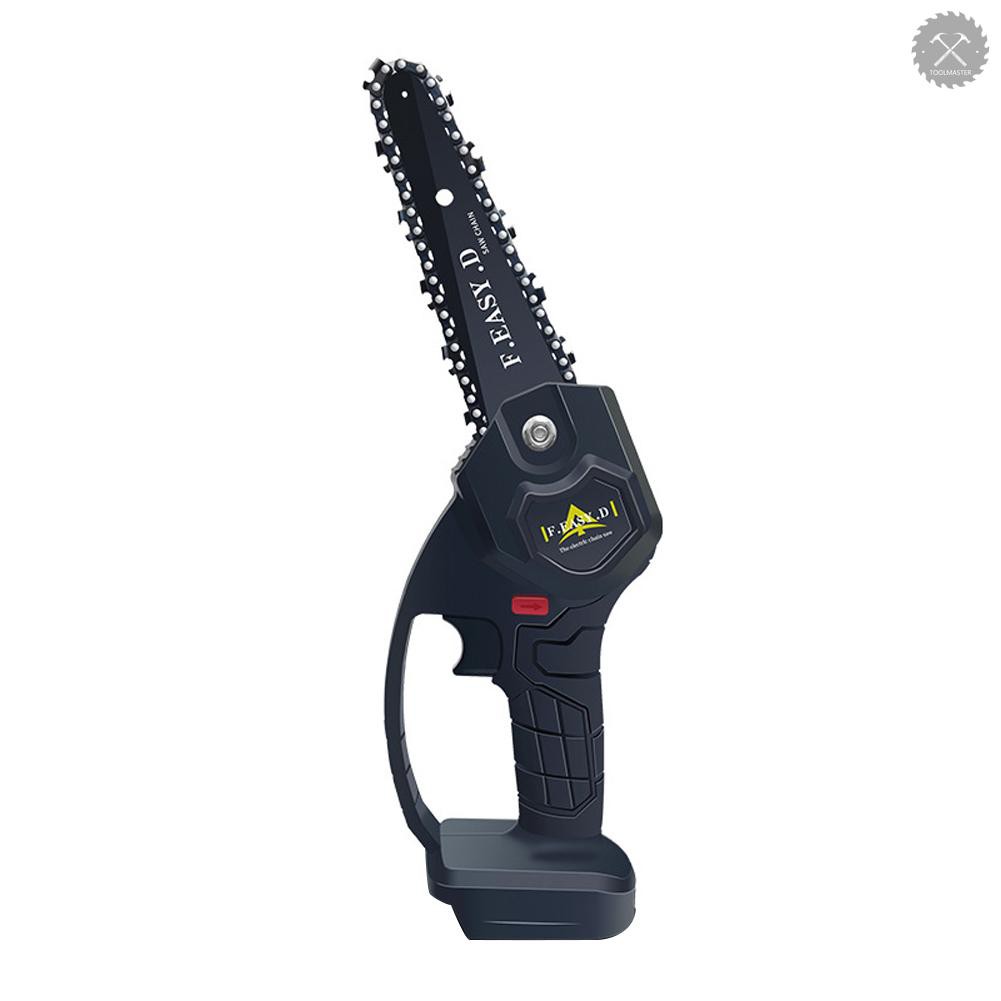 Tlmaster 5寸迷你電鏈鋸小型有刷電鋸充電式修枝鋰電鋸單手伐木電動鋸裸機發貨不帶電池 蝦皮購物