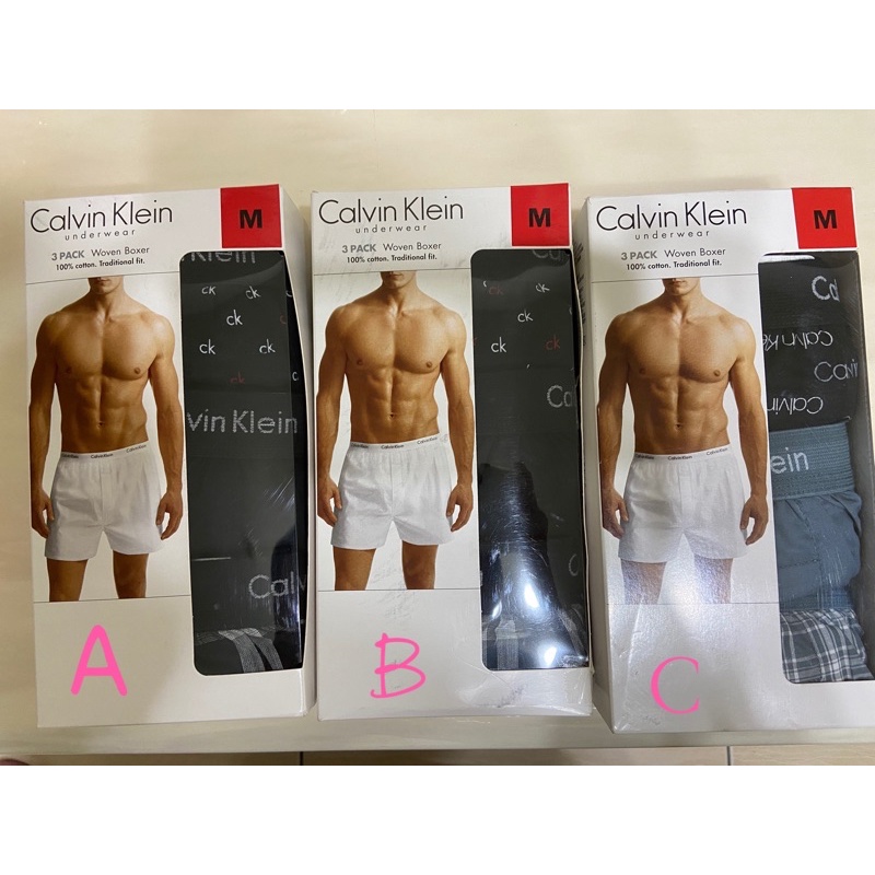 Costco Calvin Klein CK 平織平口褲（內褲） 3入