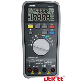 含稅 台製得益DER EE DE-5003 數位型萬用電錶+LCR