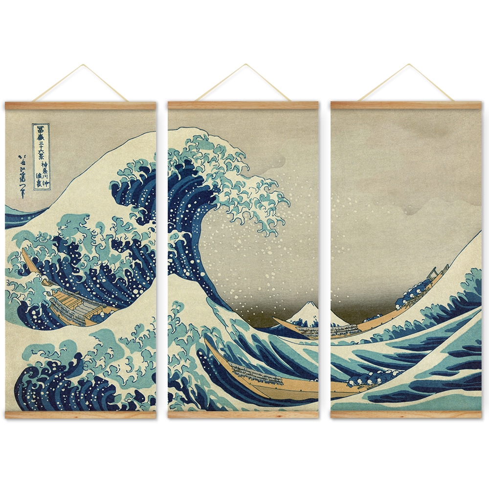 新品　葛飾北斎ステンドグラスGreat Wave富嶽三十六景 神奈川沖浪裏おもちゃ・ホビー・グッズ