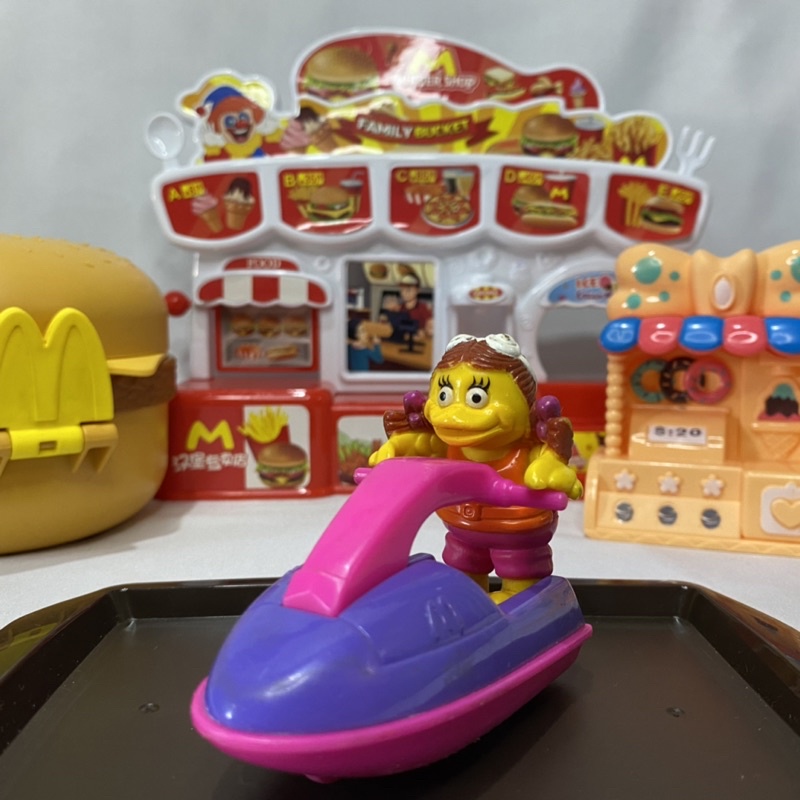 『現貨』1999年麥當勞玩具極速運動大鳥姊姊水上飛快車 絕版玩具 玩具收藏 兒童餐玩具 小玩具 童年玩具 小品玩具 公仔