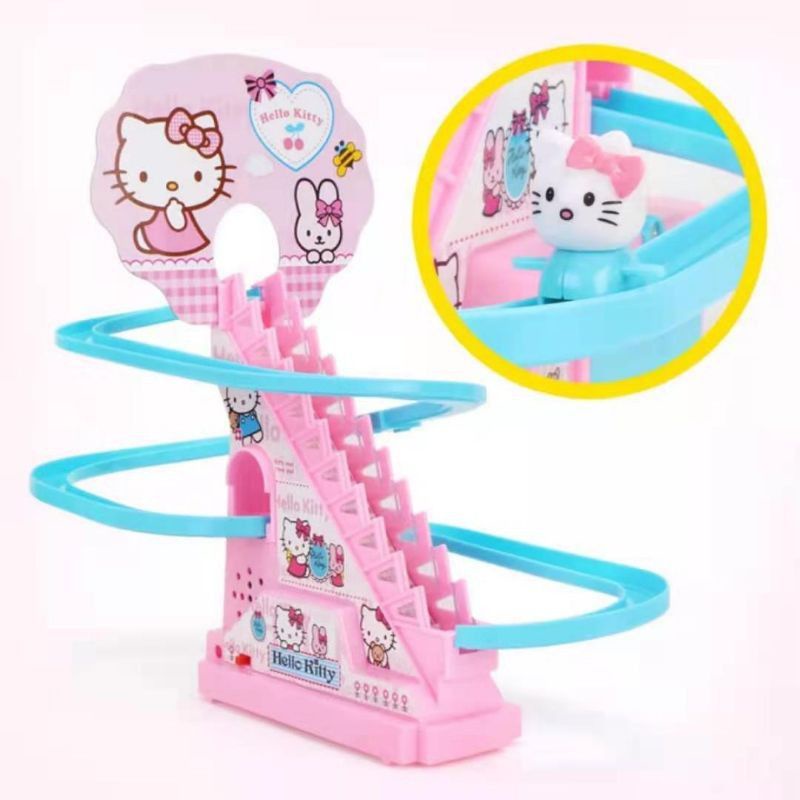 爬樓梯玩具 Hello Kitty 波力 Poli  米奇米妮 雲霄飛車組