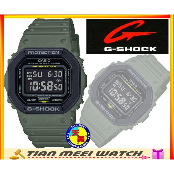 【台灣CASIO原廠公司貨】G SHOCK 街頭軍事系列 DW-5610SU-3【天美鐘錶店家直營】【下殺↘超低價】