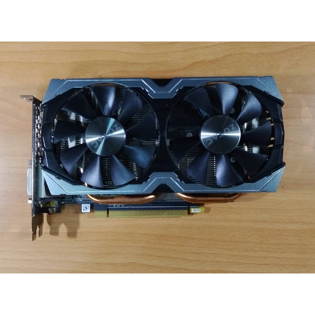 【平價賣場】ZOTAC-GTX-1060-6GB顯示卡，中古良品(免運費)