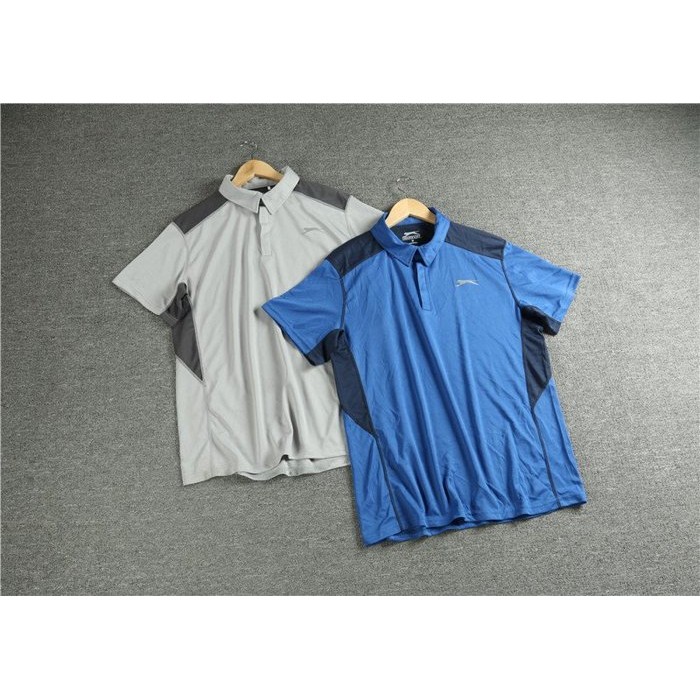全新特價 進口 Slazenger 夜光 反光標 透氣網 輕薄舒適 涼感速乾 排汗衫 短袖POLO衫 網球 羽球 高爾夫