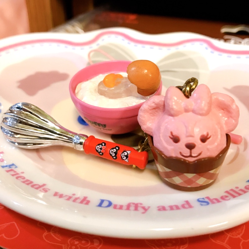 日本迪士尼 Disney 絕版 海洋迪士尼 情人節限定 Duffy 達菲 雪莉玫 鬆餅 平底鍋 甜點 蛋糕 吊飾 鑰匙圈