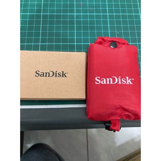 SanDisk 晟碟 方形環保購物袋 & 卡片工具組