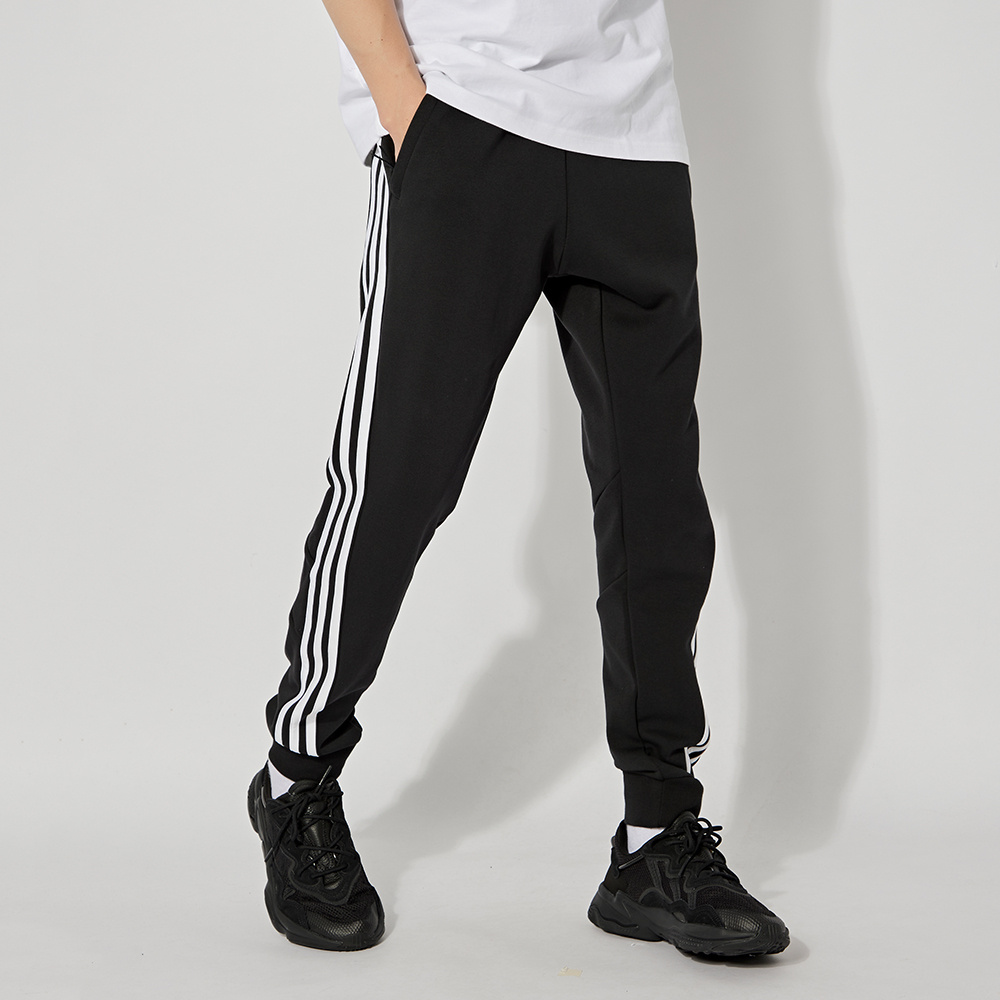 Adidas M FI Pant 3S 男 黑 三條線 運動 休閒 長褲 GM6462